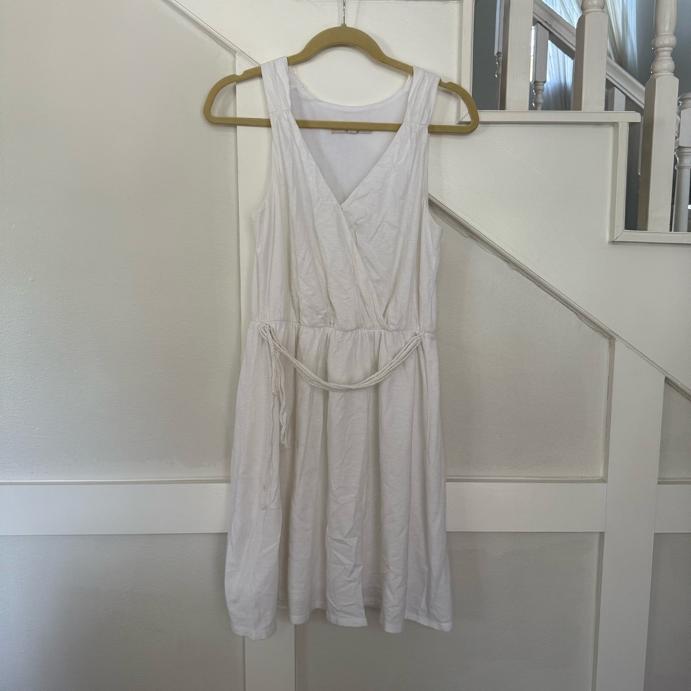 LOFT White Sleeveless Dress size S